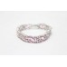Bracelet Silver Sterling 925 Jewelry Ruby Gem Stone Women Handmade Gift C883